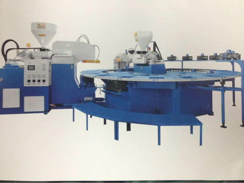KR28020-c Full automatic two-color blowing molding machine