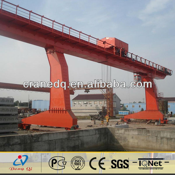 L Type Leg Single Girder Gantry Crane 40Ton