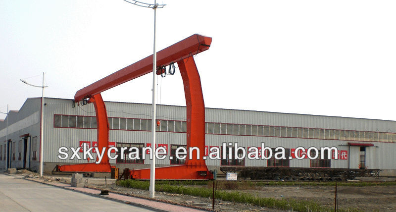 L type Single beam Gantry Crane 32ton