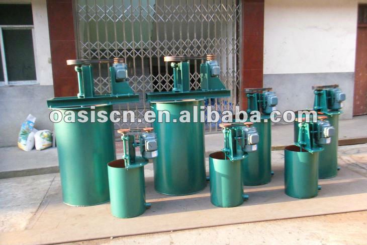 laboratory slurry conditioning drum and Agitating and Leaching Tanks