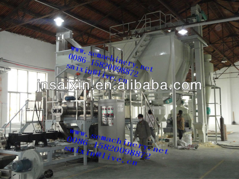 large capacity Aqua floating fish food feed extrusion machines