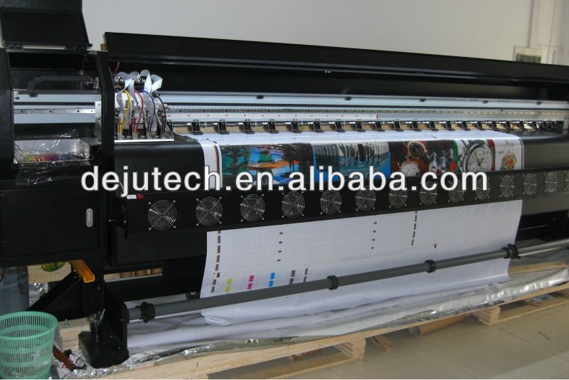large format konica solvent banner printer