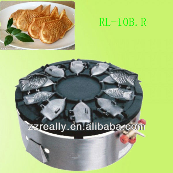 large output commercial use new design gas and electric waffle baker maker with CE