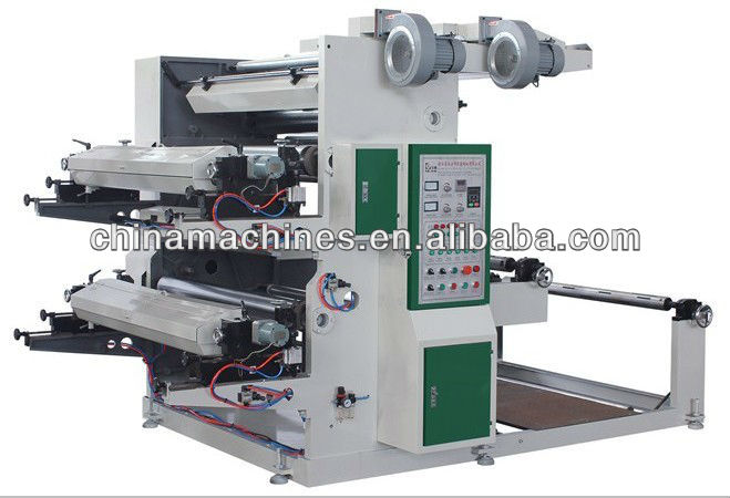 Lastest Export Standard Low Price 2 color flexo printing machine