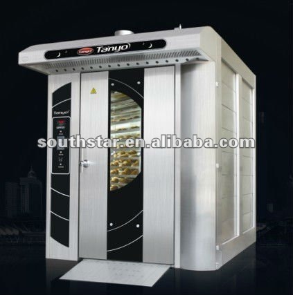 latest best quality 32trays rotary oven STY-32CI Best Price bakery rack rotary oven