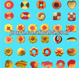 Latest double colors cookies shaping machine