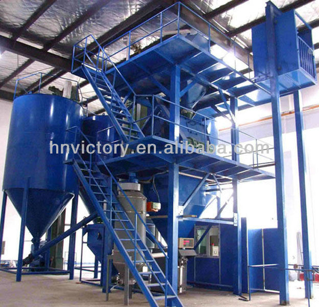 Latest Technology Full Automatic Dry Mortar Factory Equipment For Sale Made In China