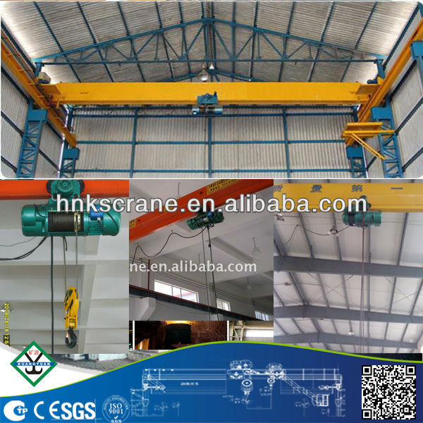 LDA Model 3t~25t single girder Overhead Crane Price,roof overhead traveling crane price &Single Beam Overhead Crane 10t Price