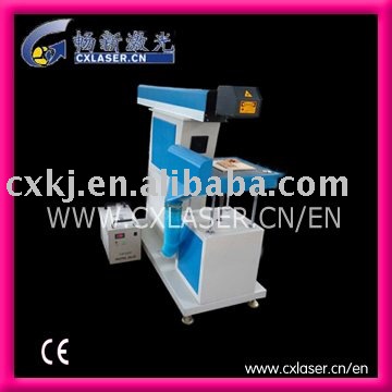 Leather marking machine by laser/pattern carving machine/logo marking machine on leather