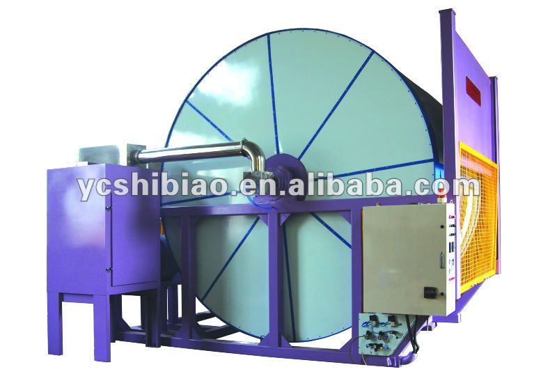 leather processing machine,(D3000byL2100mm)Round Stainless Steel Milling Drum,tannery machine