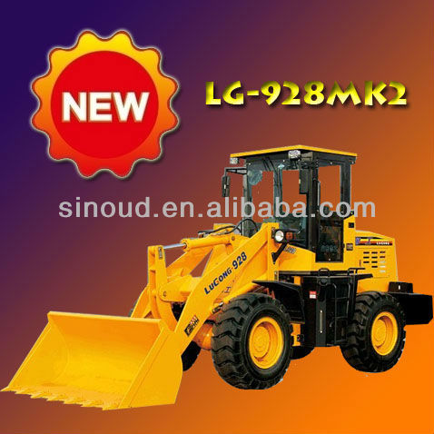 LG928 compact wheel loader CVT transmission wheel loader for sale