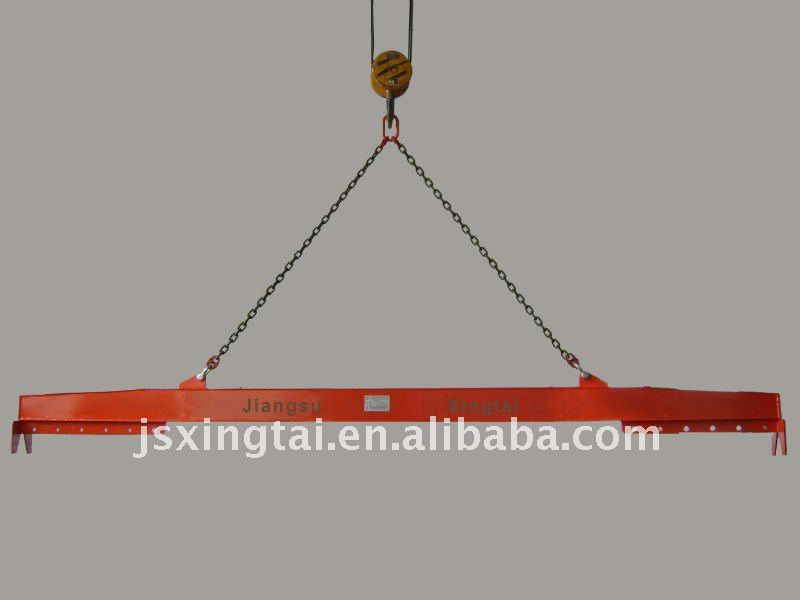 Lifting beam spreader