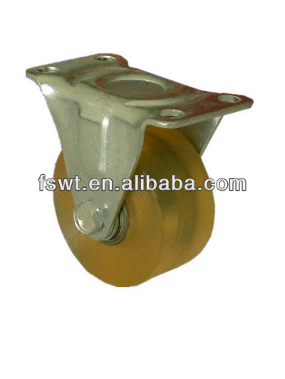 Light Duty Biaxial Polyurethane Screw Rigid Casters