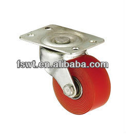 Light Duty Biaxial Polyurethane Swivel Caster Wheel