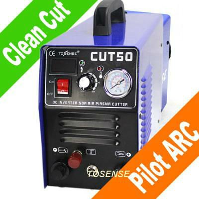 light weight direct current 1 phase 220 volts 50 amperes pilot arc Zhejiang made in china inverter air plasma cutter cut-50p