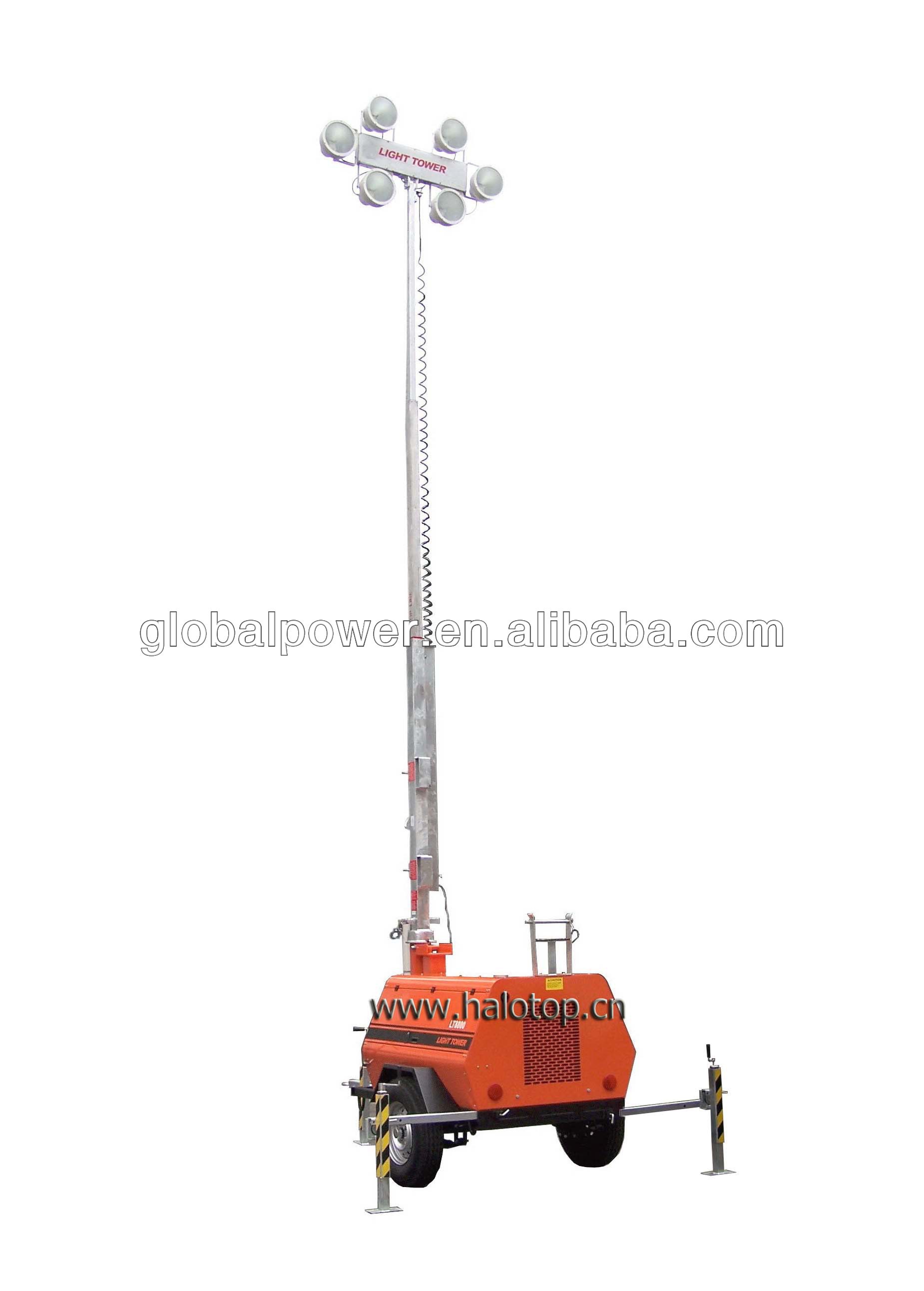 Lighting Tower Generator/ Mobil lighting tower/ tower light