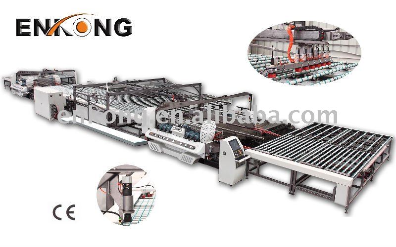 linear type glass double edging production line/ glass double edging production line
