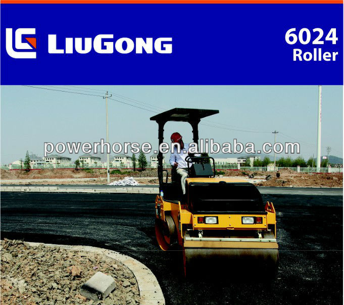 LiuGong Mini Road Roller/vibratory Road Roller CLG6024 For Sale