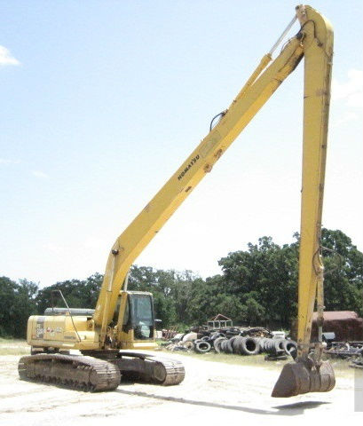 Long Reach Excavator Komatsu PC220LC-7L Year 2004