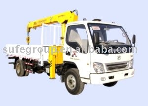 lorry-mounted crane