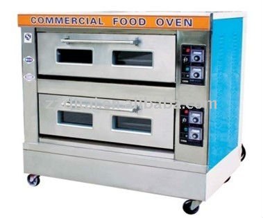 low price 2 layer 4 pan electric deck oven