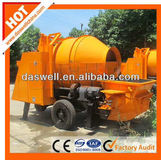 Low price used concrete mixer with pump on sale