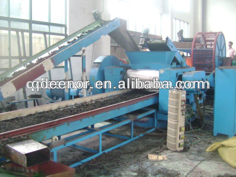 lower invest higher feed back- waste tire recycling machine