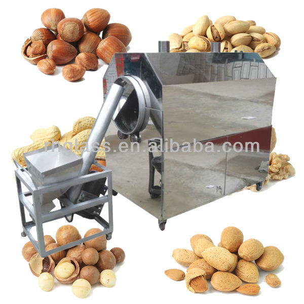 LQ300GX gas melon seeds roasting machine