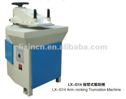 LX-G14 hydraulic swing arm press cutting machine