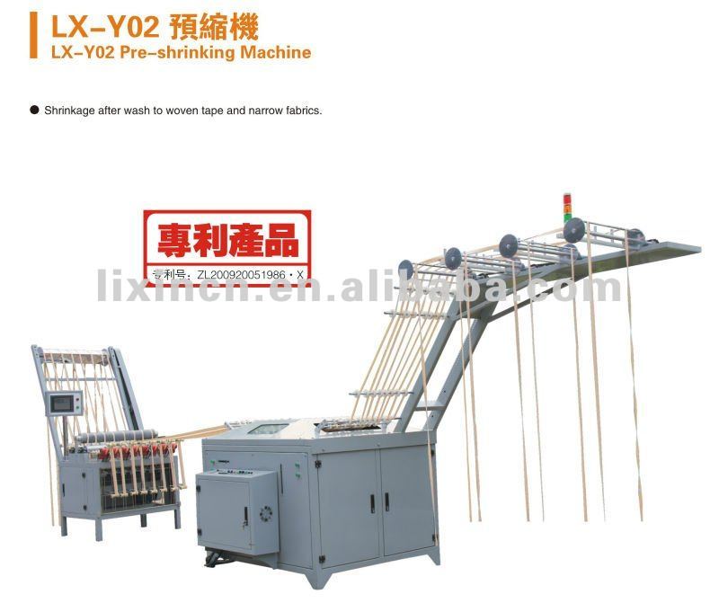 LX-Y02 fabric tapes preshrinking machine