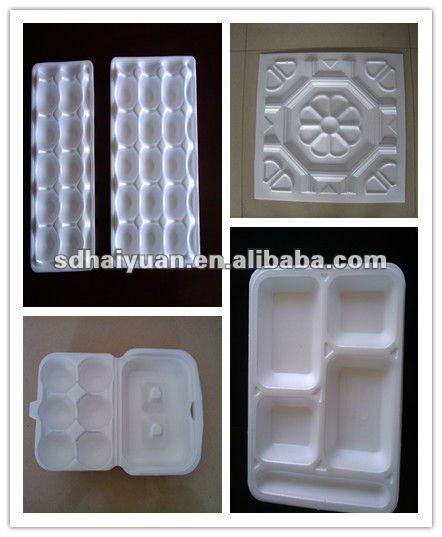 machine to make disposable food plate/tray
