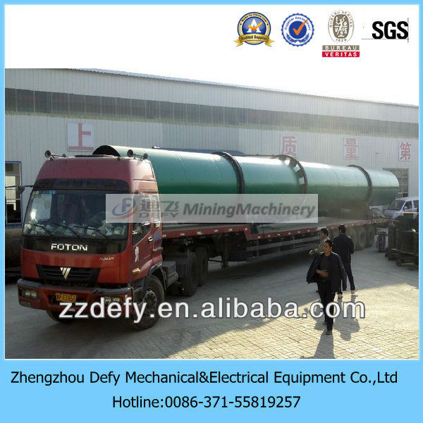 Made in China large capactiy BVapproved Defy biomass rotary dryer for sale