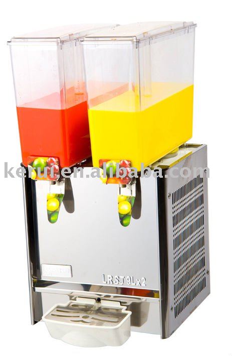 magnetic transmission juice dispenser 9L with 2 tanks