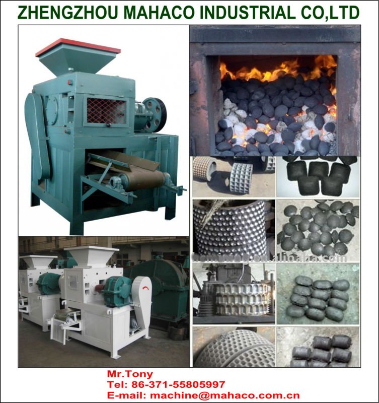 MAHACO high capacity 1700t/day best selling hydraulic press coal briquette machine
