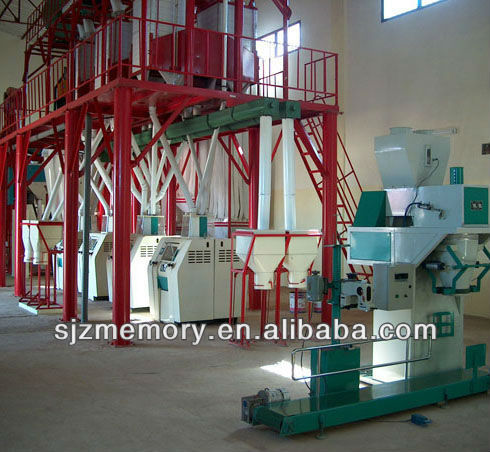 maize flour process machinery