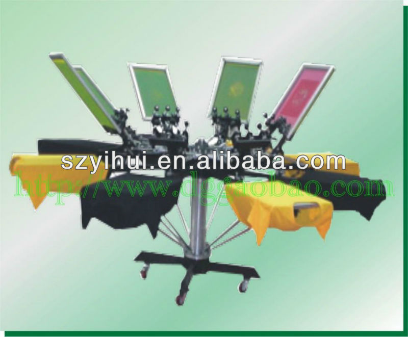 Manual rotary printing machine