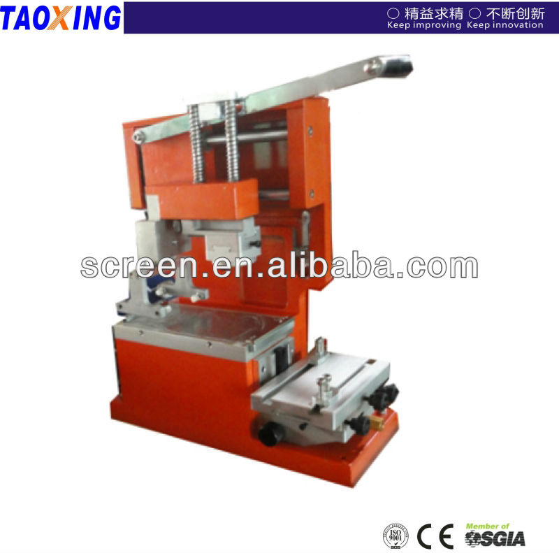 Manual single ink pad printing machine