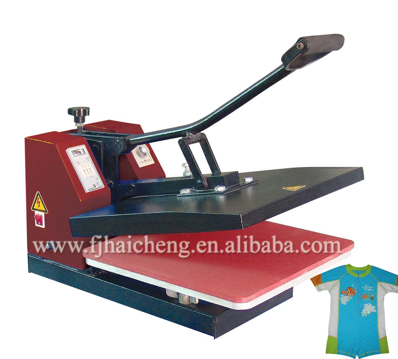 Manual t-shirt transfer printing machine