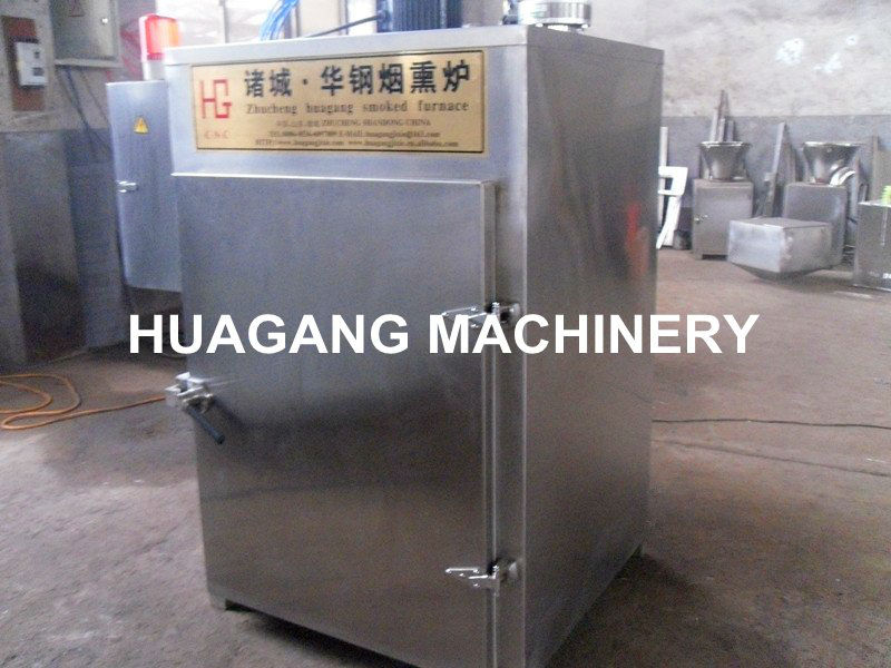 Manufacturer supply full automatic chicken smoking machine