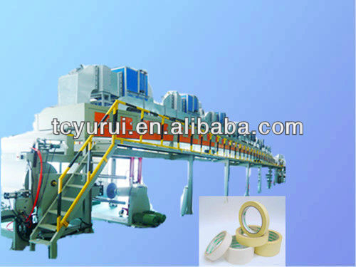 Masking adhesive tape coating machine