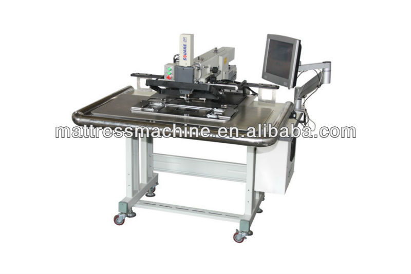 mattress machine automatic zigzag label sewing machine