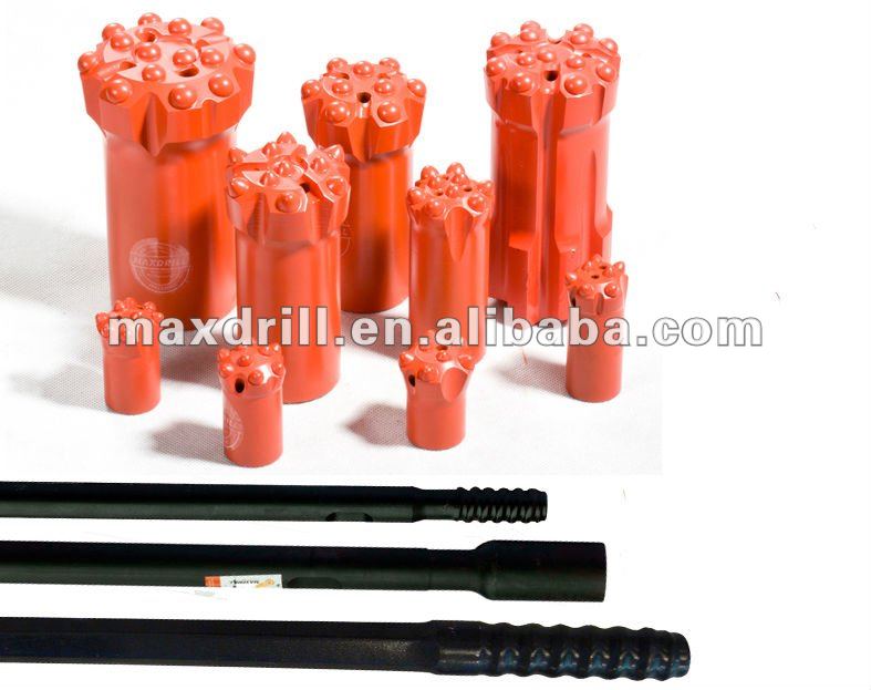 MAXDRILL Button Bit R25,R28,R32,R35,R38,T38,T45,T51