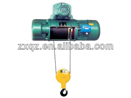 MD/CD type wire rope electric hoist with and without trolley