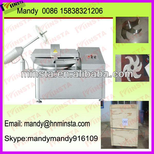 Meat bowel cutter / Meat Bowel Cutter with CE. Output 125L per pan.