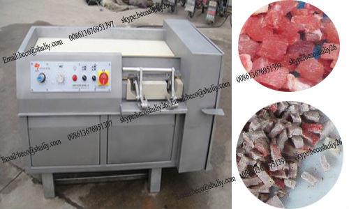Meat cube cutter,meat cutter,meat cube cutting machine,meat cutting machine//008613676951397