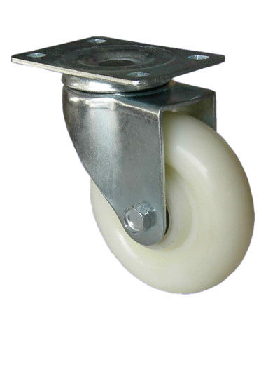 Medium Duty Nylon Swivel Caster Wheel With Zinc Plate