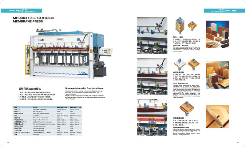 Membrane Press MHD38410X240