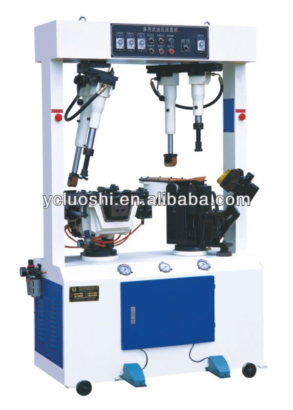 men leather shoes sole attaching machine