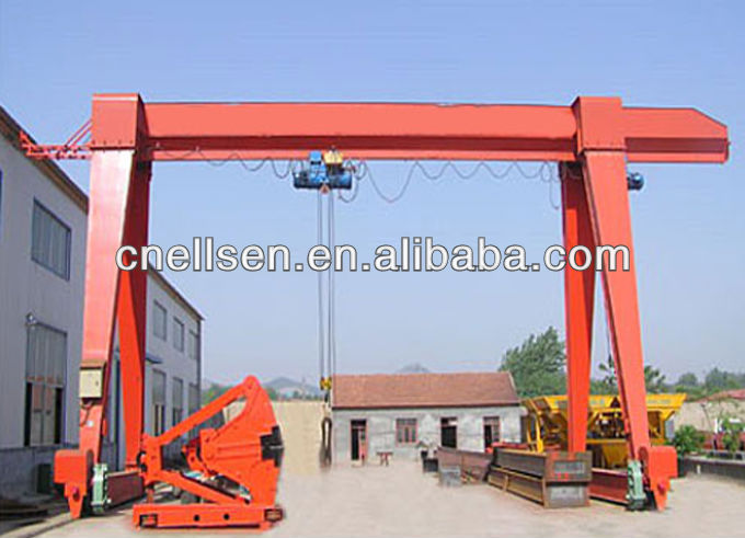 MH Chain Hoist Model Single Girder Gantry Cranes 15T