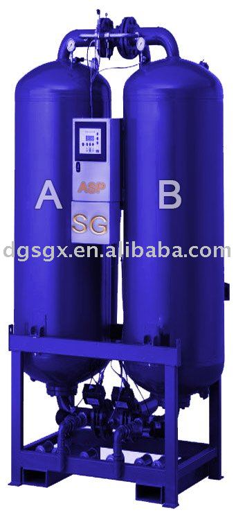 Micro-heat regeneration desiccant dryer